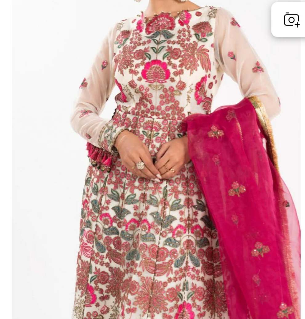 Organza| Embroidered | Unstitched| 04 Pc | Alkaram
