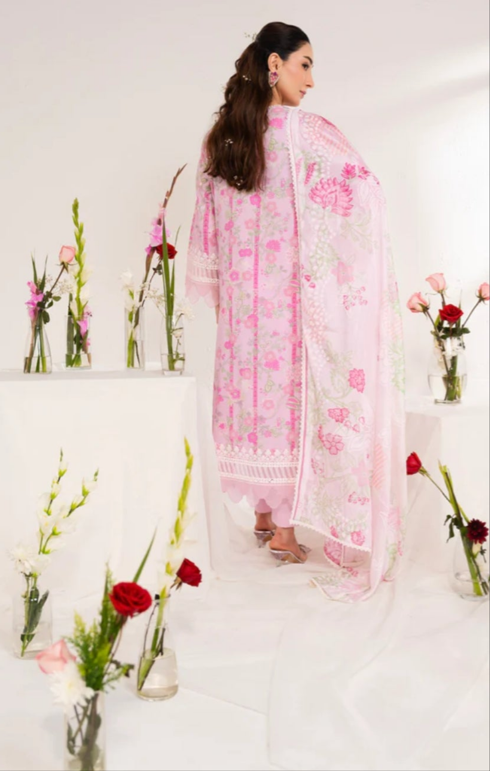 Lawn| Embroided | Unstitched| 03 Pc | Alkaram