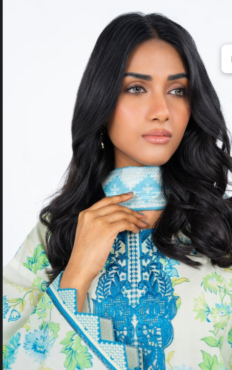 Lawn | Embroidered | Unstitched| 03 Pc | Alkaram