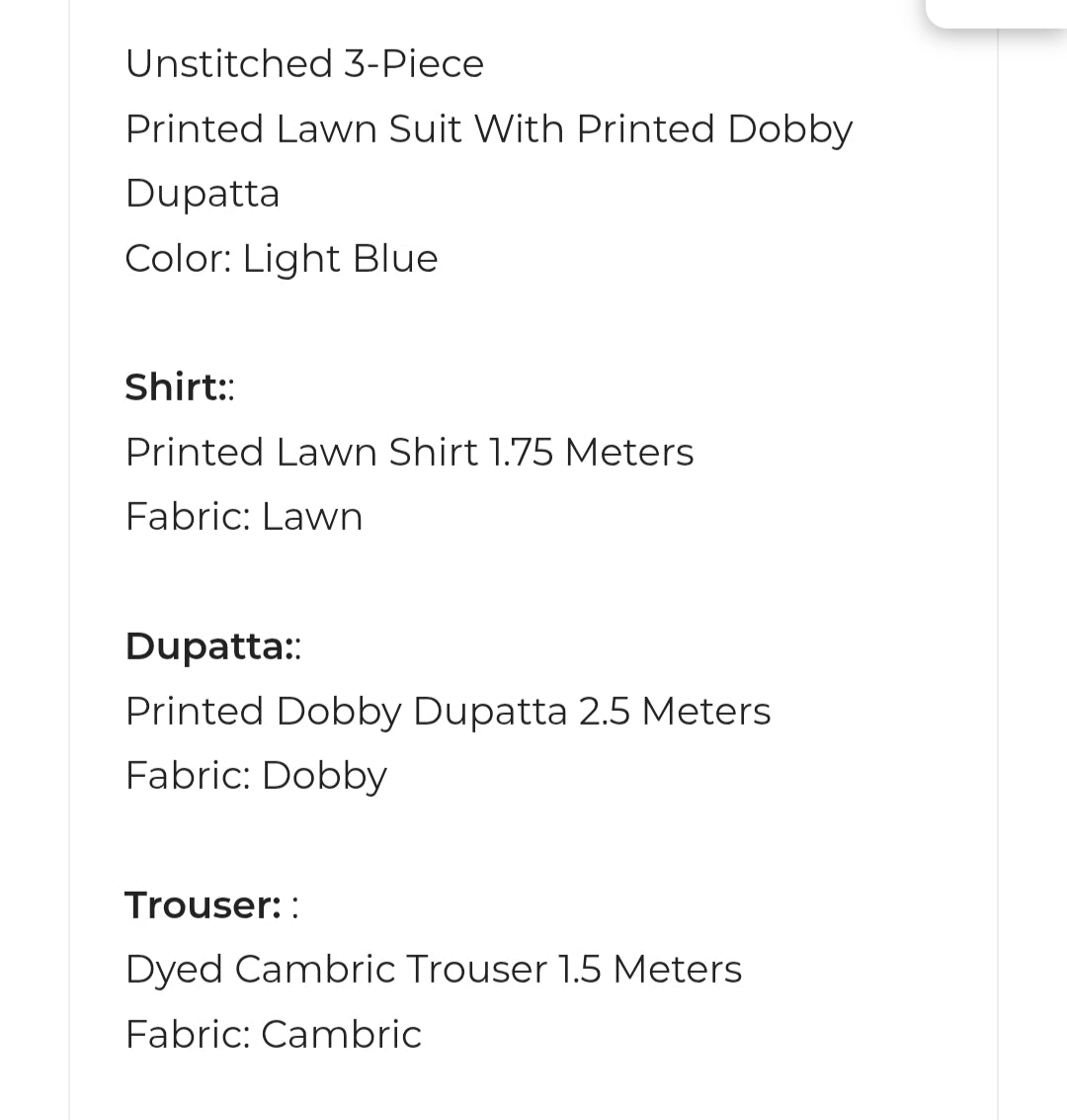 Lawn | Printed| Unstitched| 03 Pc | Alkaram