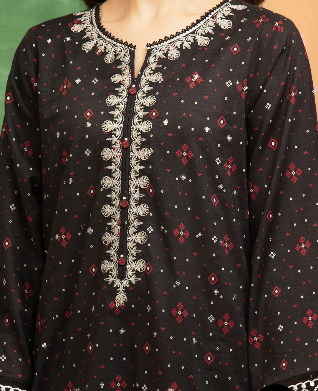Lawn| Embroidered|Unstitched| 03 Pc | Edenrobe