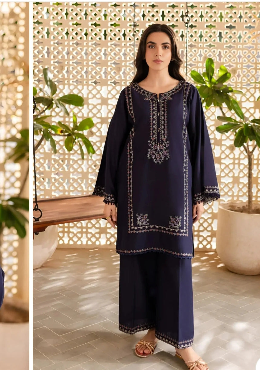 Lawn | Embroidered | Pret | 02 Pc