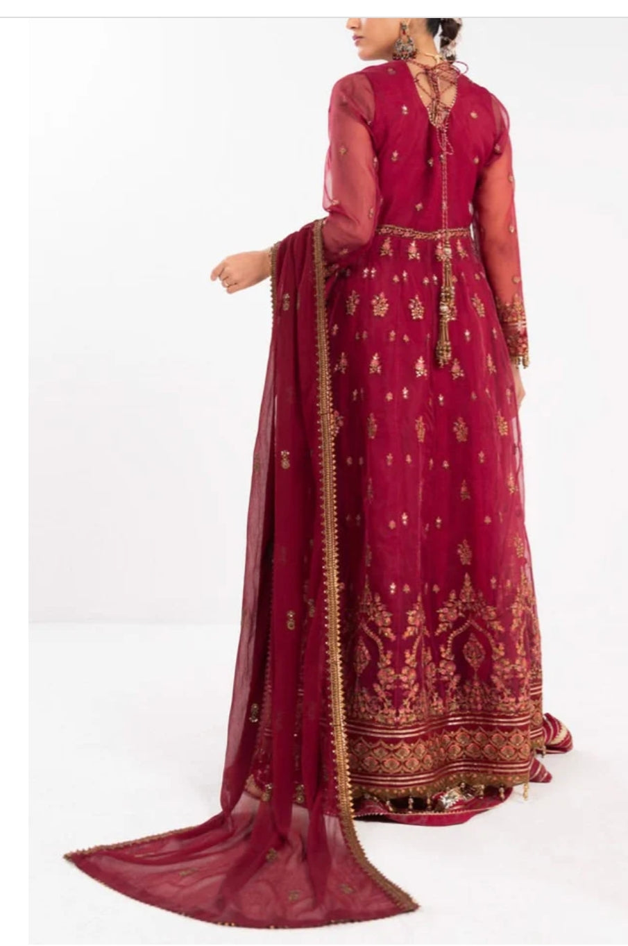 Organza | Embroidered | Unstitched | 04 Pc