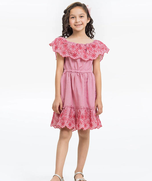 Girls Pink Frock