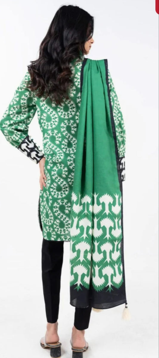 Khaddar| Printed| Unstitched| 03 Pc