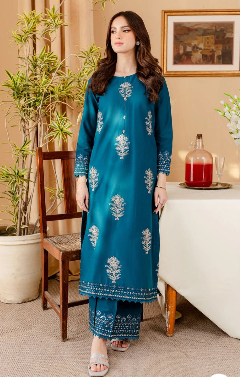 Lawn | Embroidered | Pret | 02 Pc