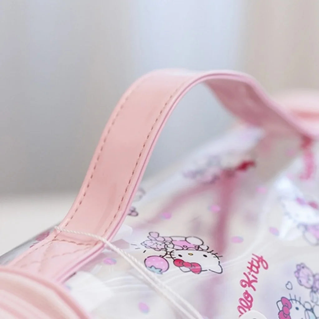 Sanrio Brand Visual Makeup Bag Kawaii Design Storage Pouch for Beauty Essentials