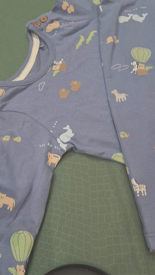 George - Baby  "Two by Two" Animal Print Outfit Set
