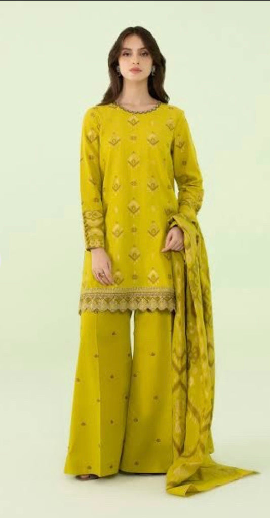 Jacquard | Embroided | 02 PC | Shirt & Trouser