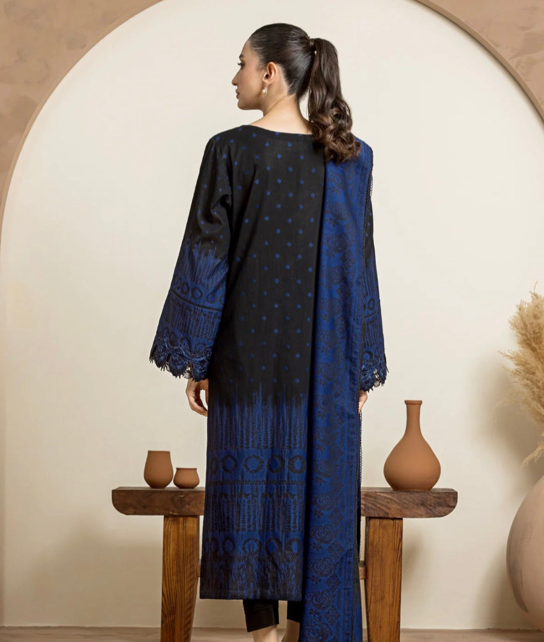 Jacquard | Embroided | Unstitched | 03 PC