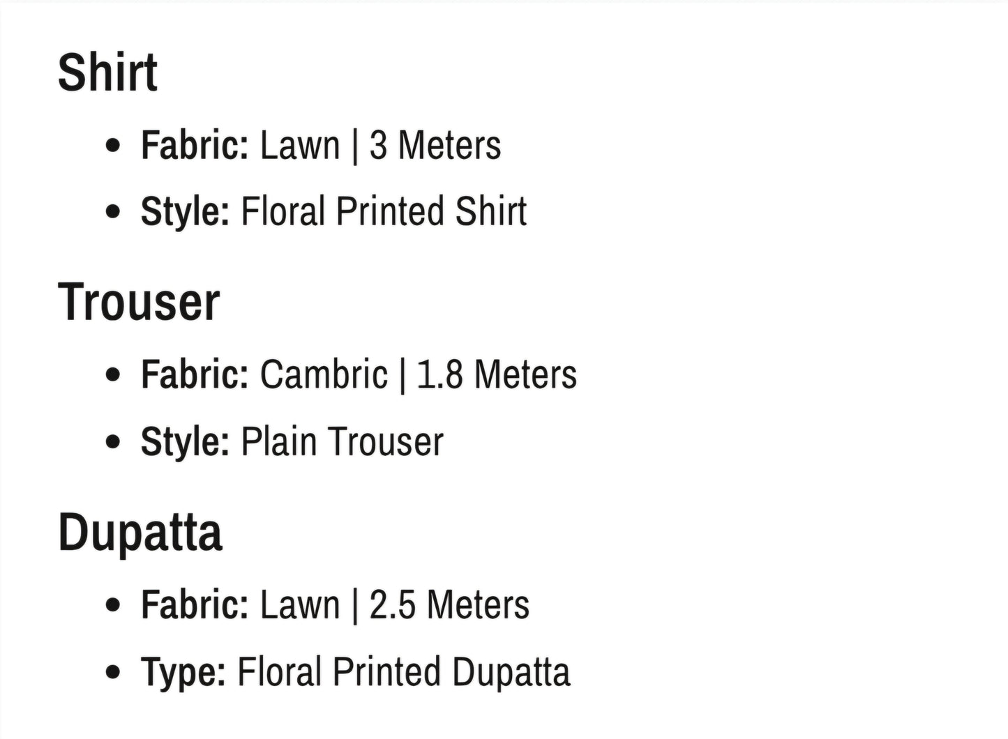 Lawn | Unstitched | Printed | 03 PC