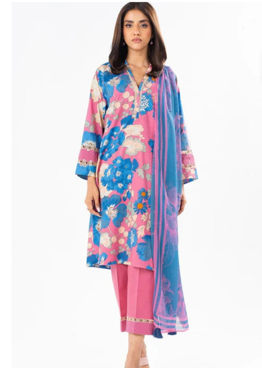 Lawn | Printed | Unstitched | 03 Pc