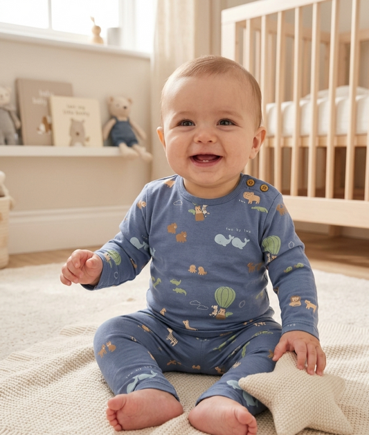 George - Baby  "Two by Two" Animal Print Outfit Set