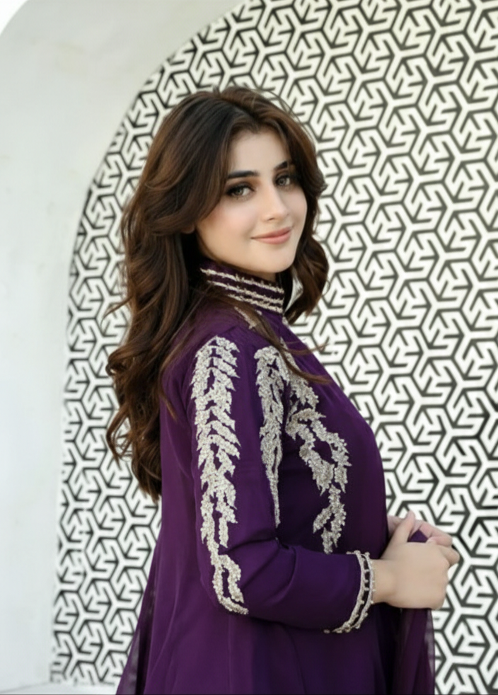 Chiffon Gharara Set | RTW | 03 PC