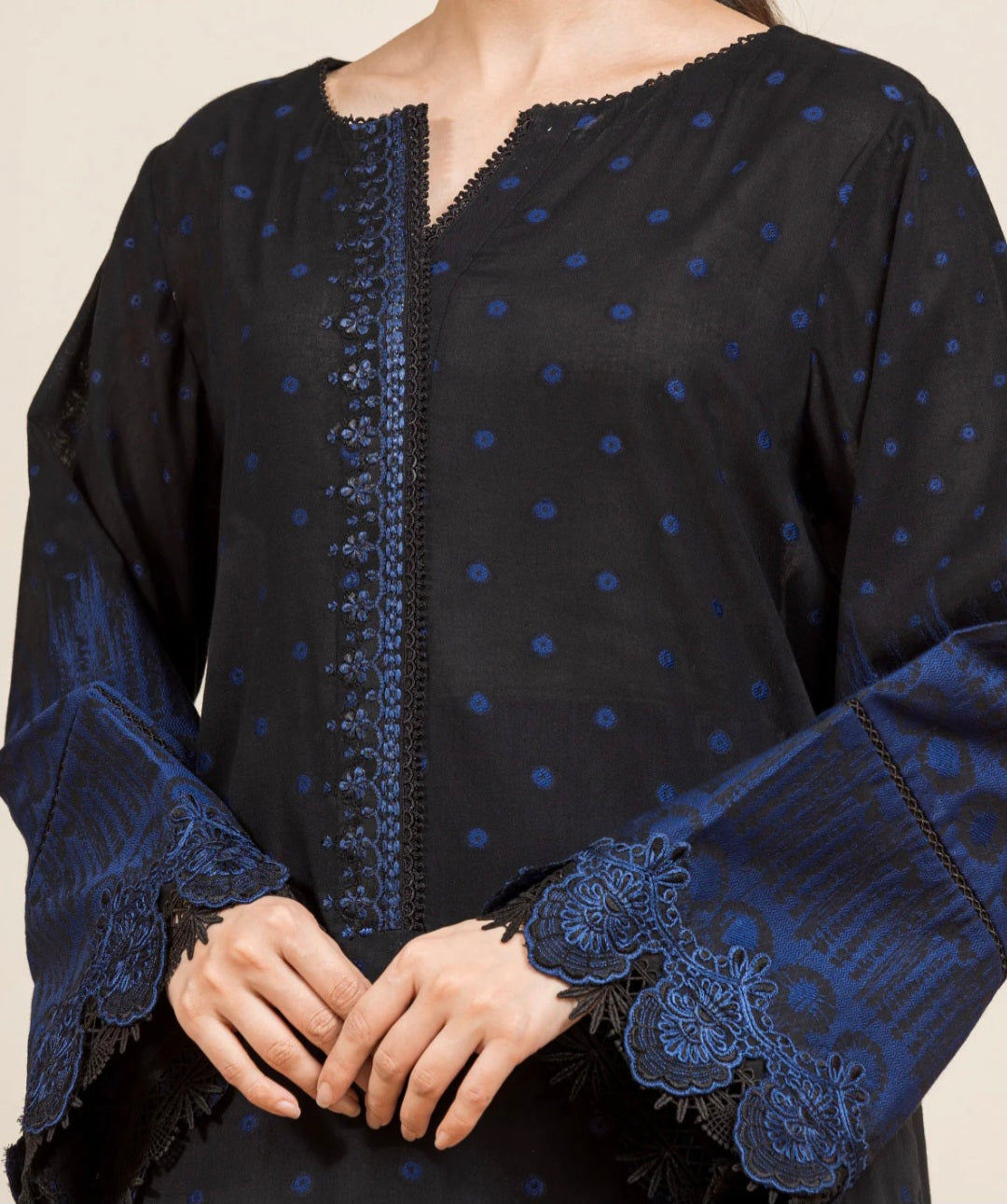 Jacquard | Embroided | Unstitched | 03 PC