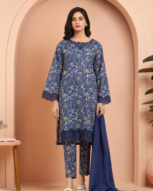 Khaddar| Embroidered | Unstitched| 03 Pc | Edenrobe